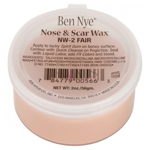 Ben Nye Nose and Scar Wax FAIR  2.5oz (FAIR 2.5OZ)